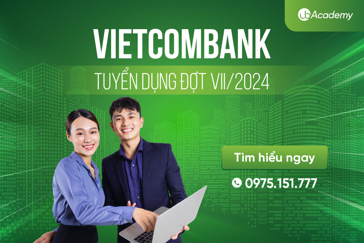 Ngân hàng Vietcombank tuyển dụng 186 nhân sự đợt VII/2024