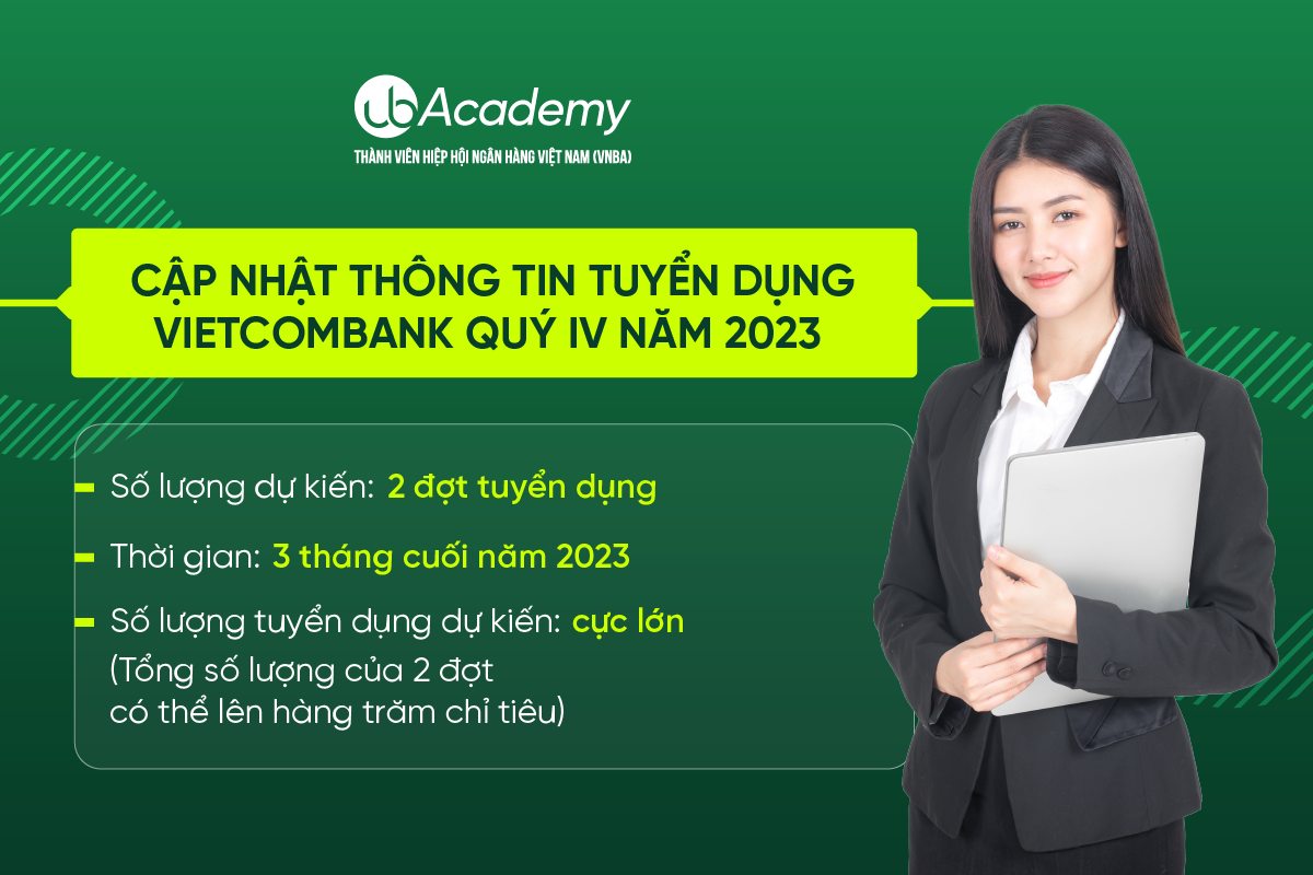 Cập Nhật Thông Tin Tuyển Dụng Vietcombank Trong 3 Tháng Cuối Năm 2023 