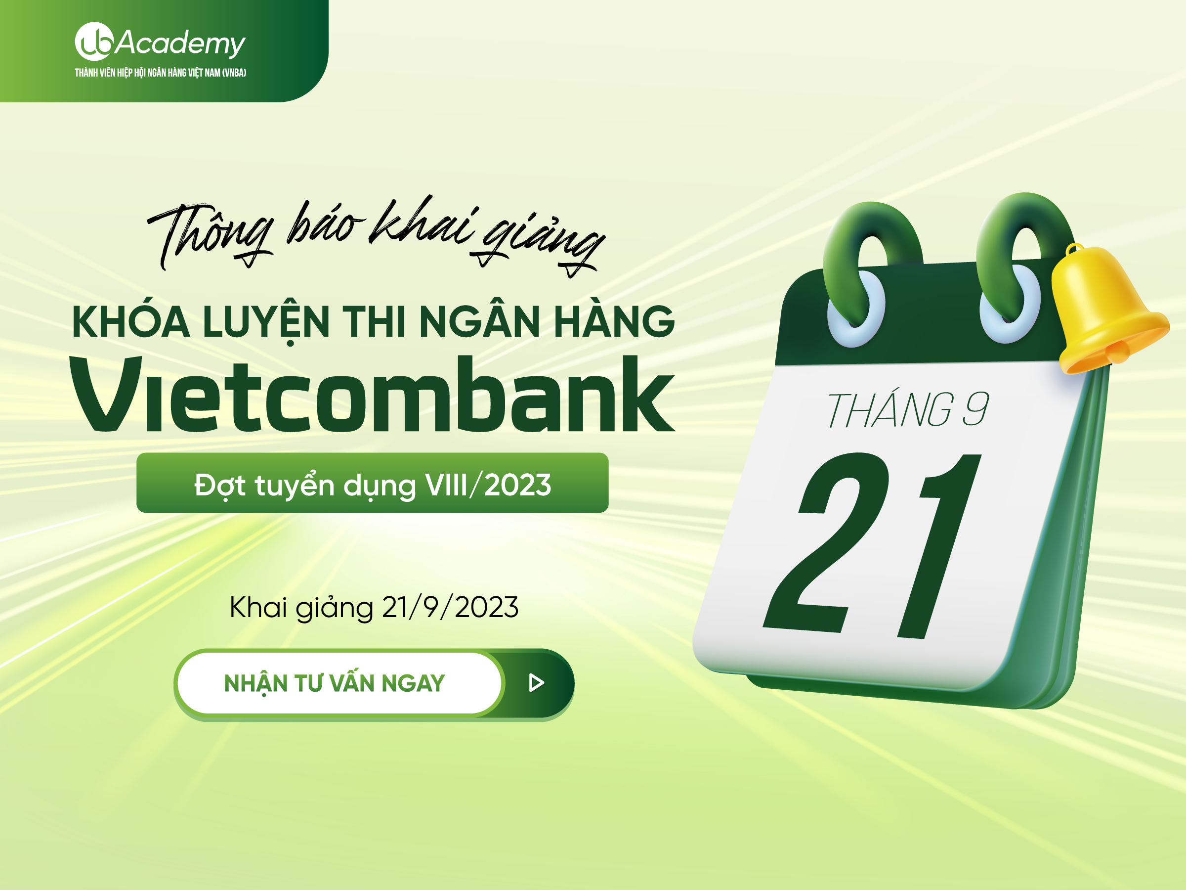 ôn thi vietcombank đợt VIII