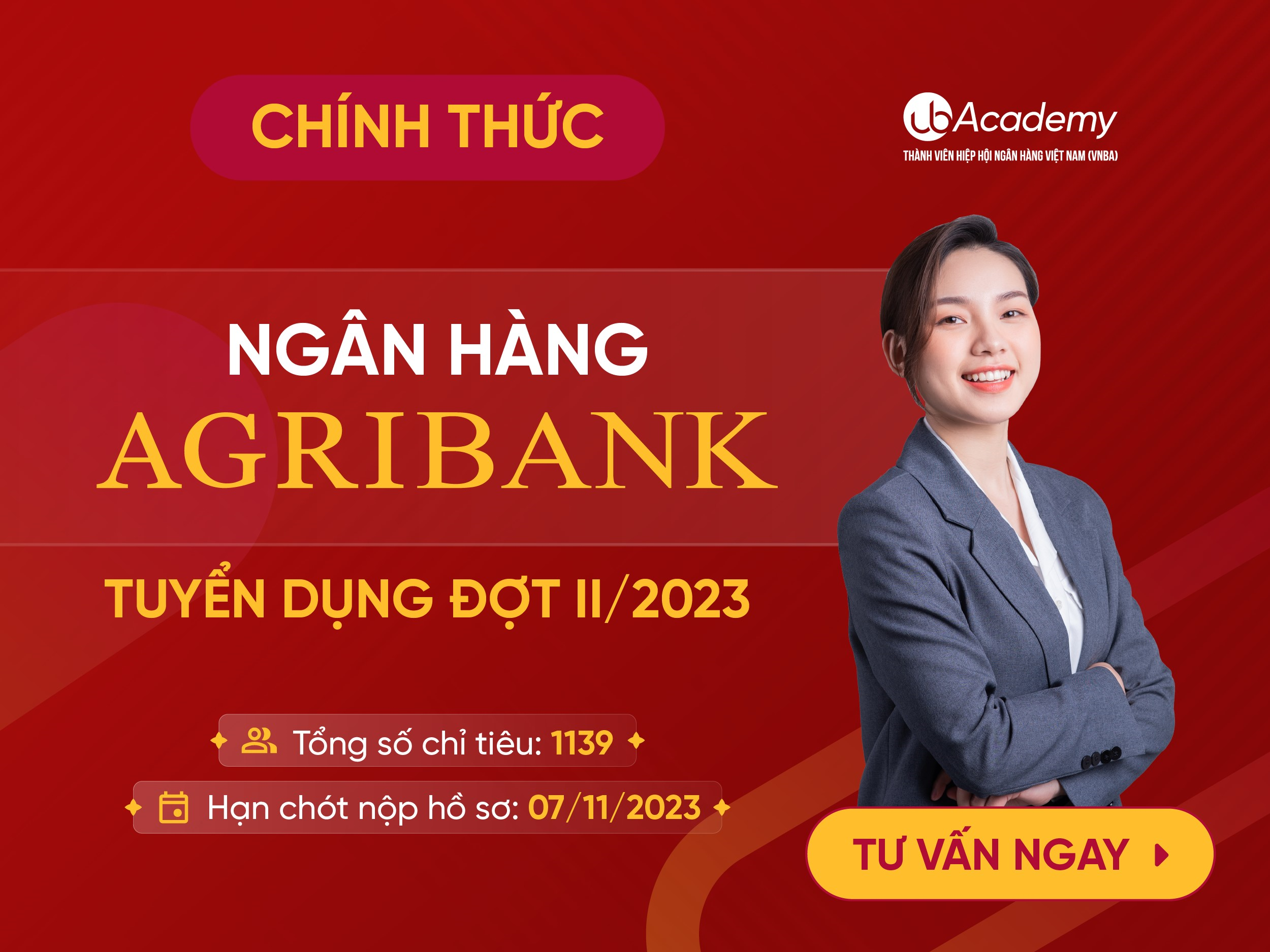 Agribank tuyển dụng đợt II năm 2023