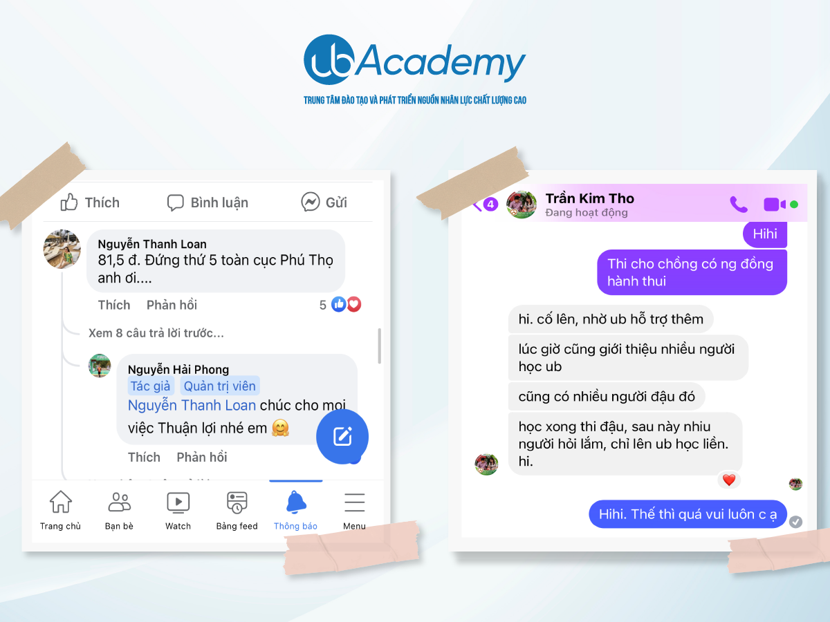 Review học viên khóa luyện thi công chức thuế của UB Academy