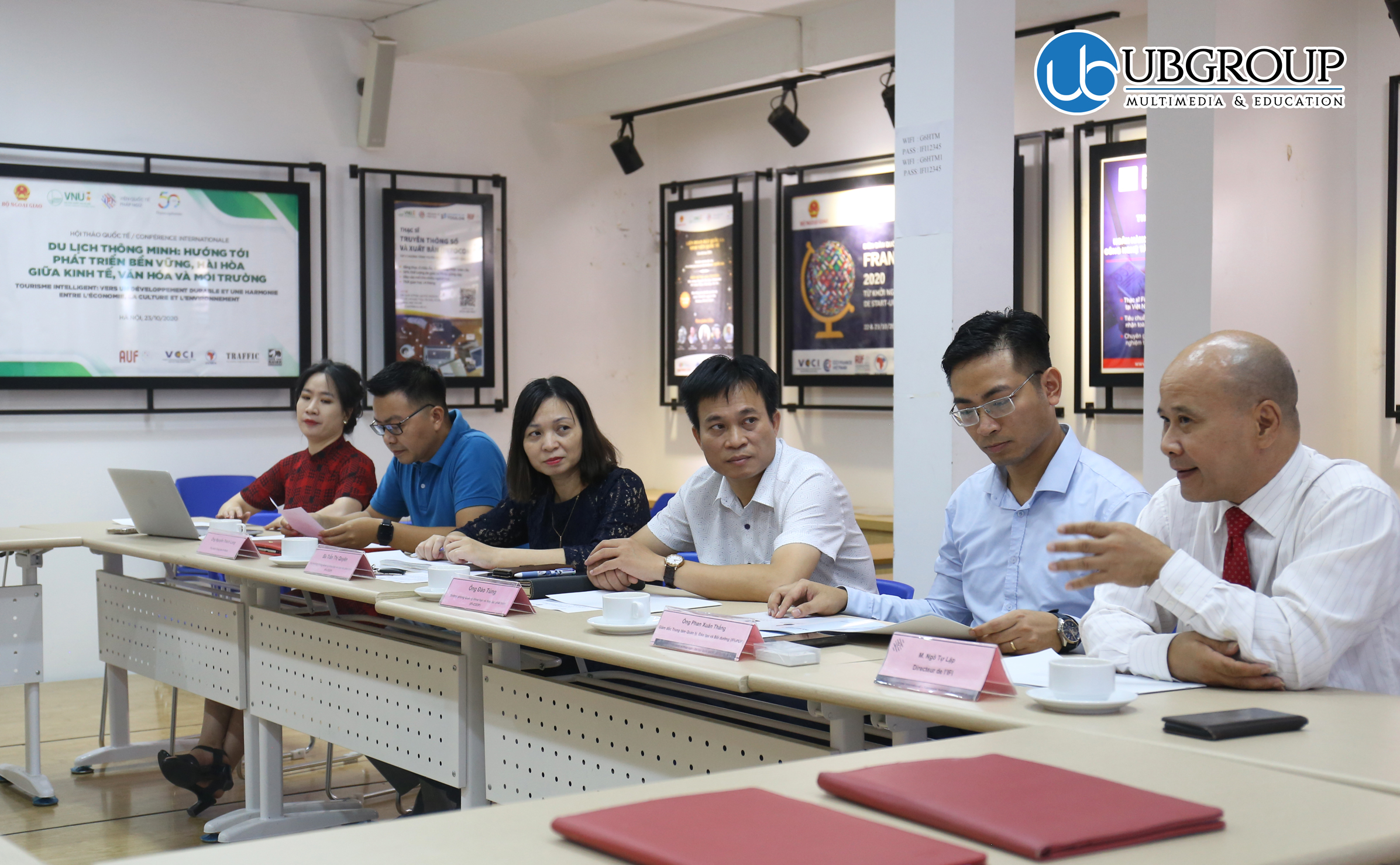 Lễ ký kết thỏa thuận hợp tác giữa Viện Quốc tế Pháp ngữ (Đại học Quốc gia Hà Nội) và Công ty Cổ phần Tập đoàn UB (UBGROUP)
