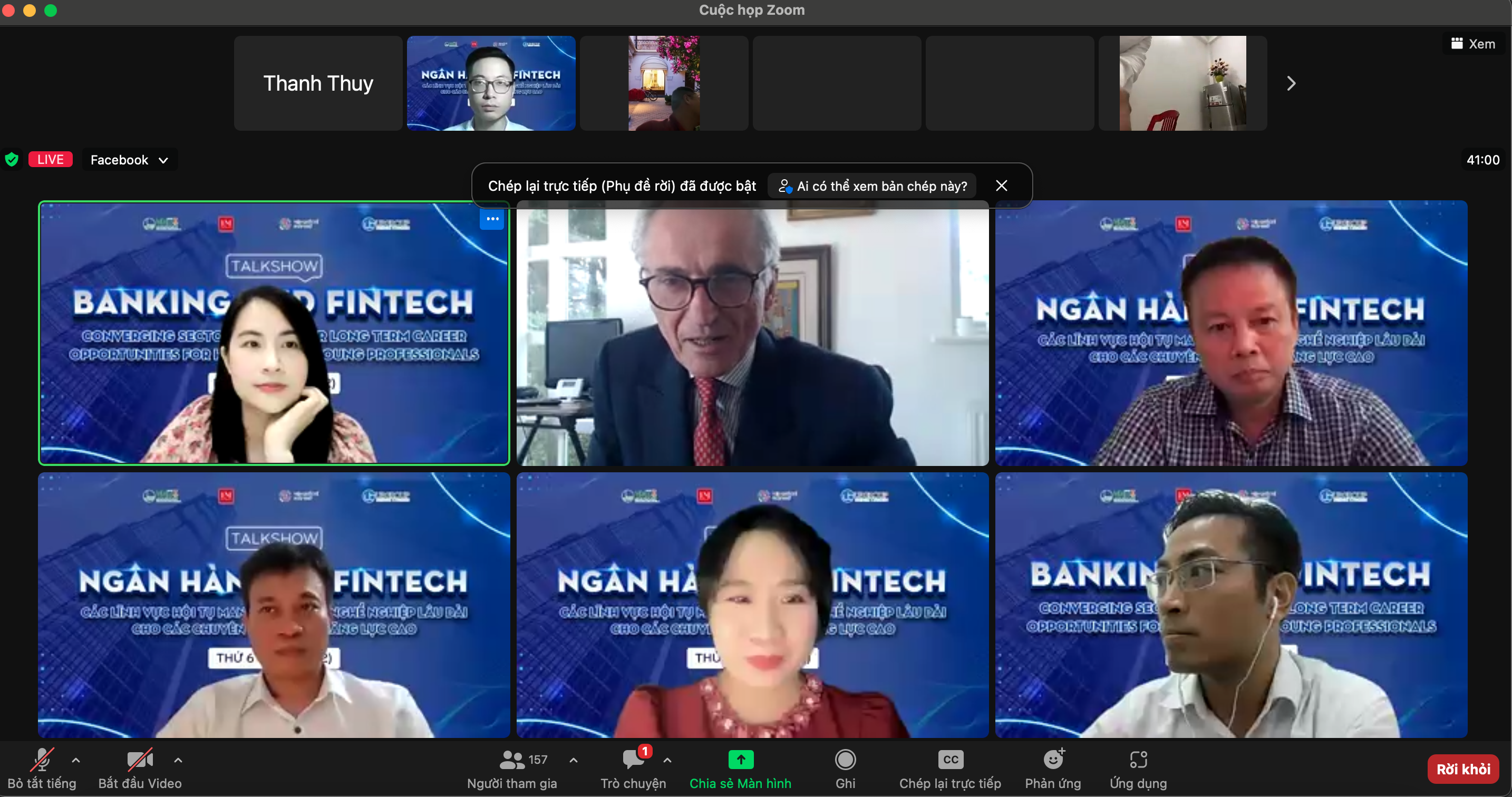UBGROUP kết hợp với Viện Quốc tế Pháp Ngữ tổ chức thành công Talkshow về Ngân hàng và Fintech