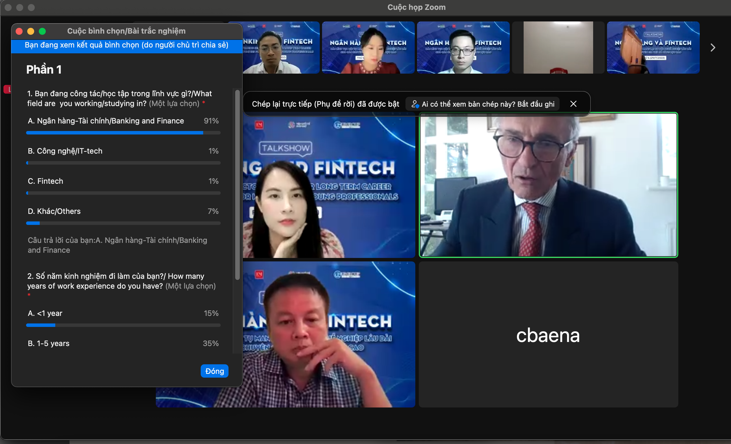 UBGROUP kết hợp với Viện Quốc tế Pháp Ngữ tổ chức thành công Talkshow về Ngân hàng và Fintech