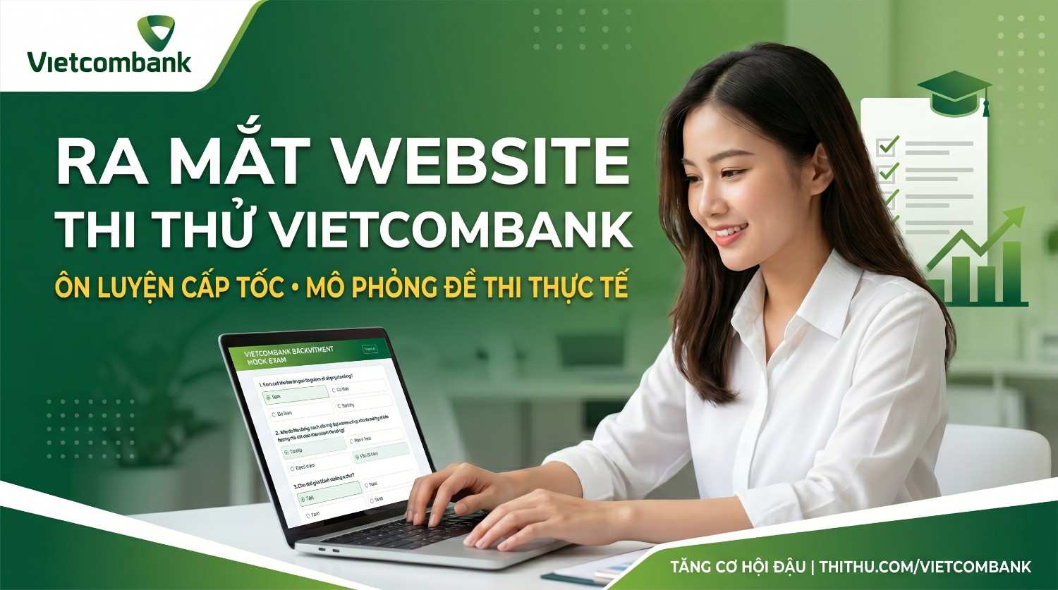 Thi Thử VCB: Chinh Phục Kỳ Thi Vietcombank Với Hệ Thống Thi Mô Phỏng Thực Tế 100%
