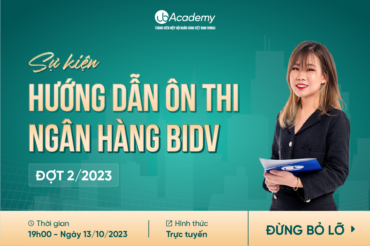 Hướng dẫn ôn thi BIDV đợt II/2023