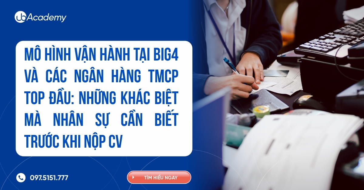 Mô hình vận hành tại Big4 và ngân hàng TMCP top đầu: Những khác biệt nhân sự cần biết trước khi nộp CV 