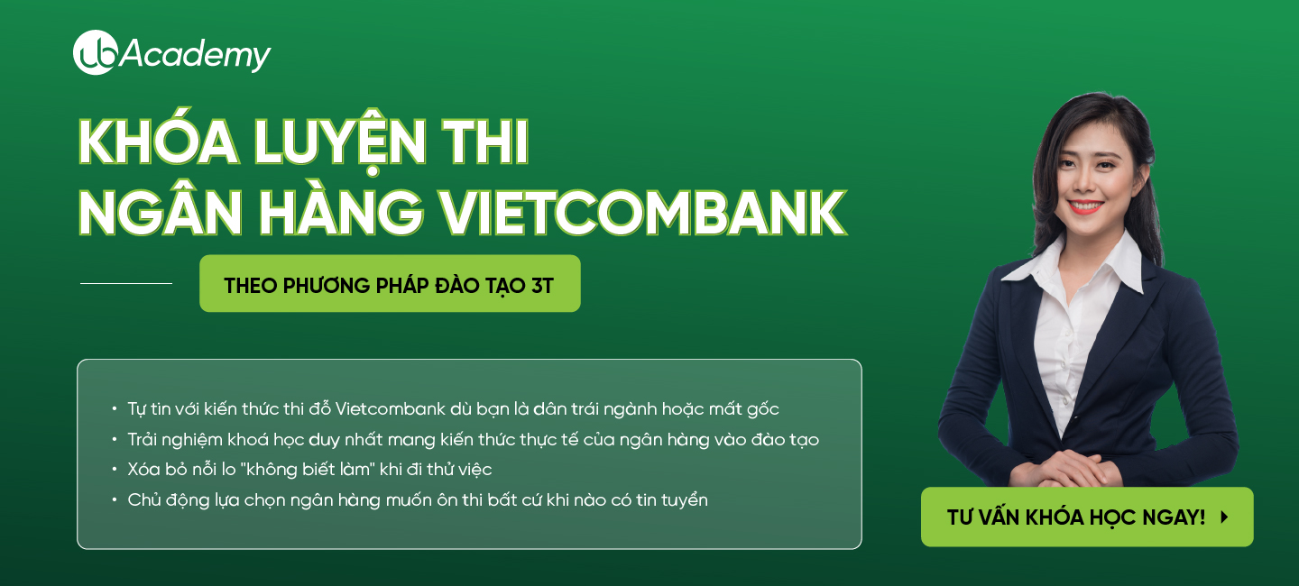 Luyện thi ngân hàng Vietcombank